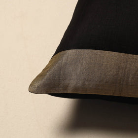 Plain chanderi silk cushion cover 66 - handcrafted