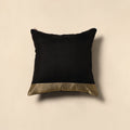 Plain chanderi silk cushion cover 66 - handcrafted