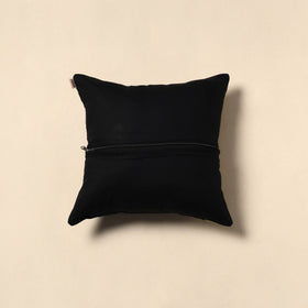 Plain chanderi silk cushion cover 66 - handcrafted