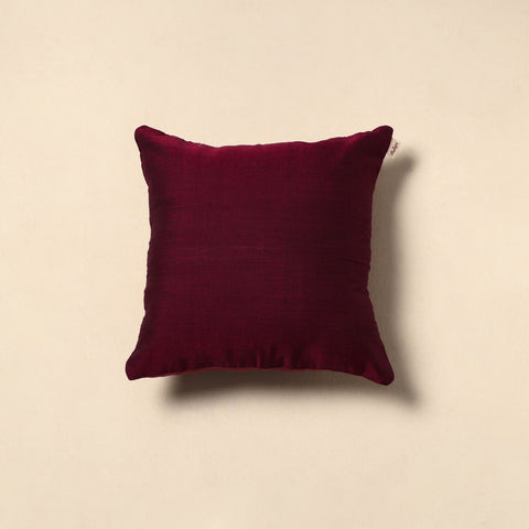 Plain cotton cushion cover 78 - handcrafted