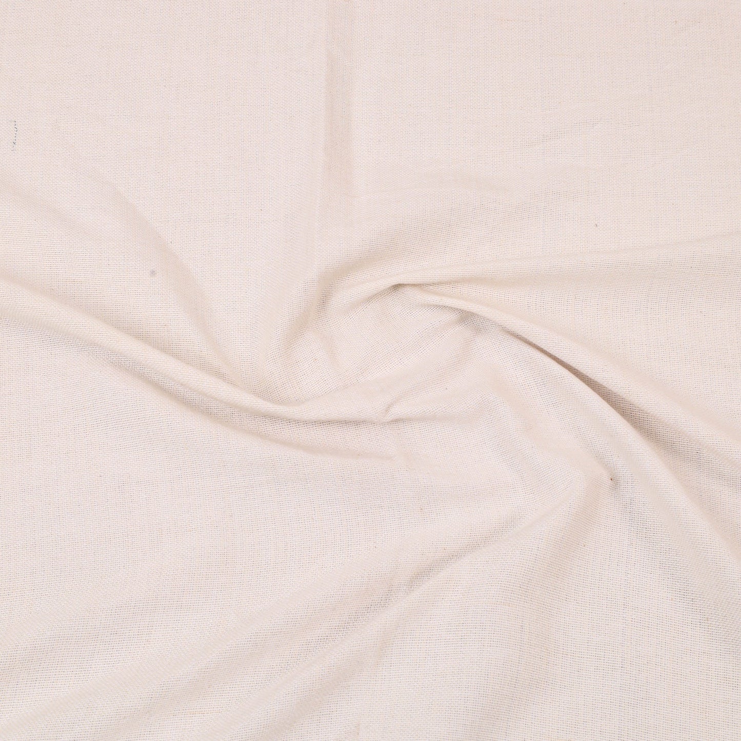 Plain cotton double handloom bed cover (98 x 90 in) 01