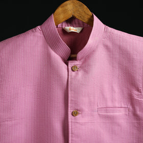 Plain cotton mandarin collar nehru jacket for men 07
