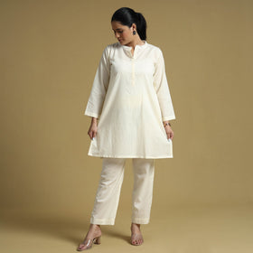 Plain dyed cotton co-ord set - handcrafted