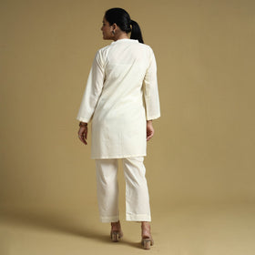 Plain dyed cotton co-ord set - handcrafted