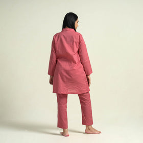 Plain dyed cotton co-ord set - handcrafted
