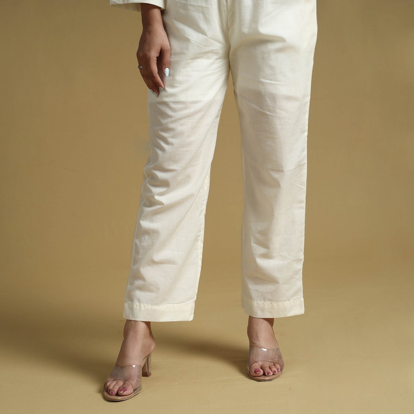 Plain dyed cotton co-ord set - handcrafted