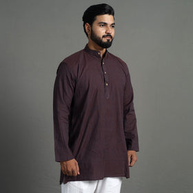 Buy Plain Handloom Cotton Men Short Kurta Online at iTokri.com