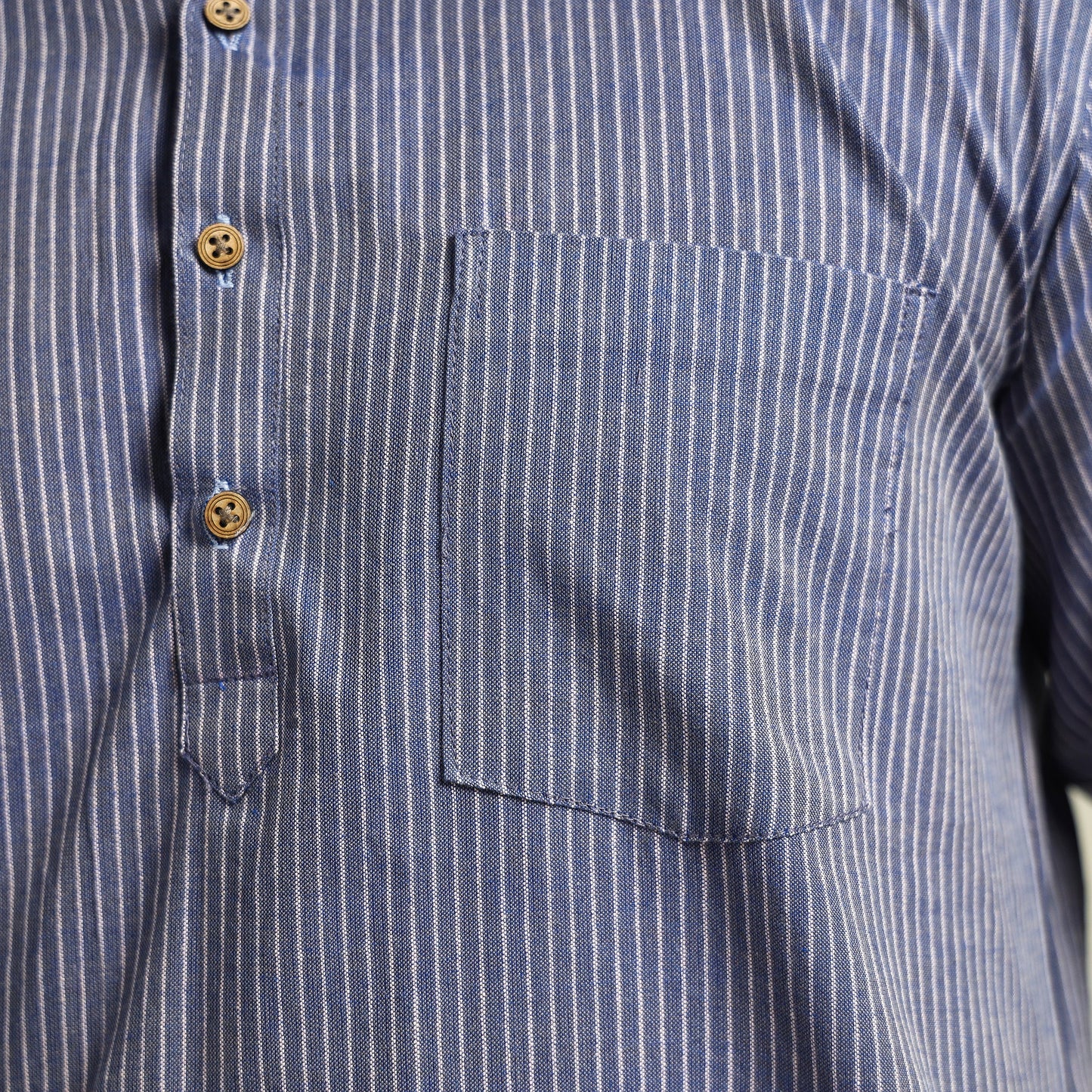 Buy Plain Handloom Cotton Men Short Kurta Online at iTokri.com