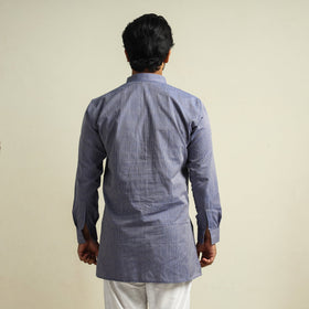 Buy Plain Handloom Cotton Men Short Kurta Online at iTokri.com