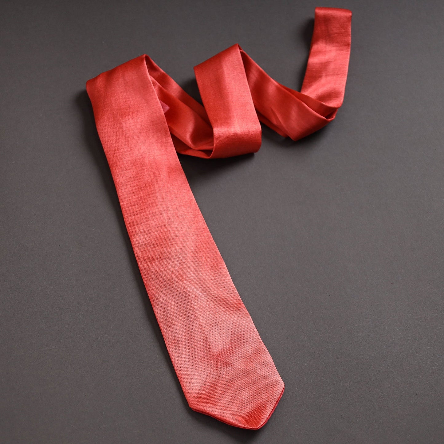  Plain Mashru Silk Handmade Necktie for Men 