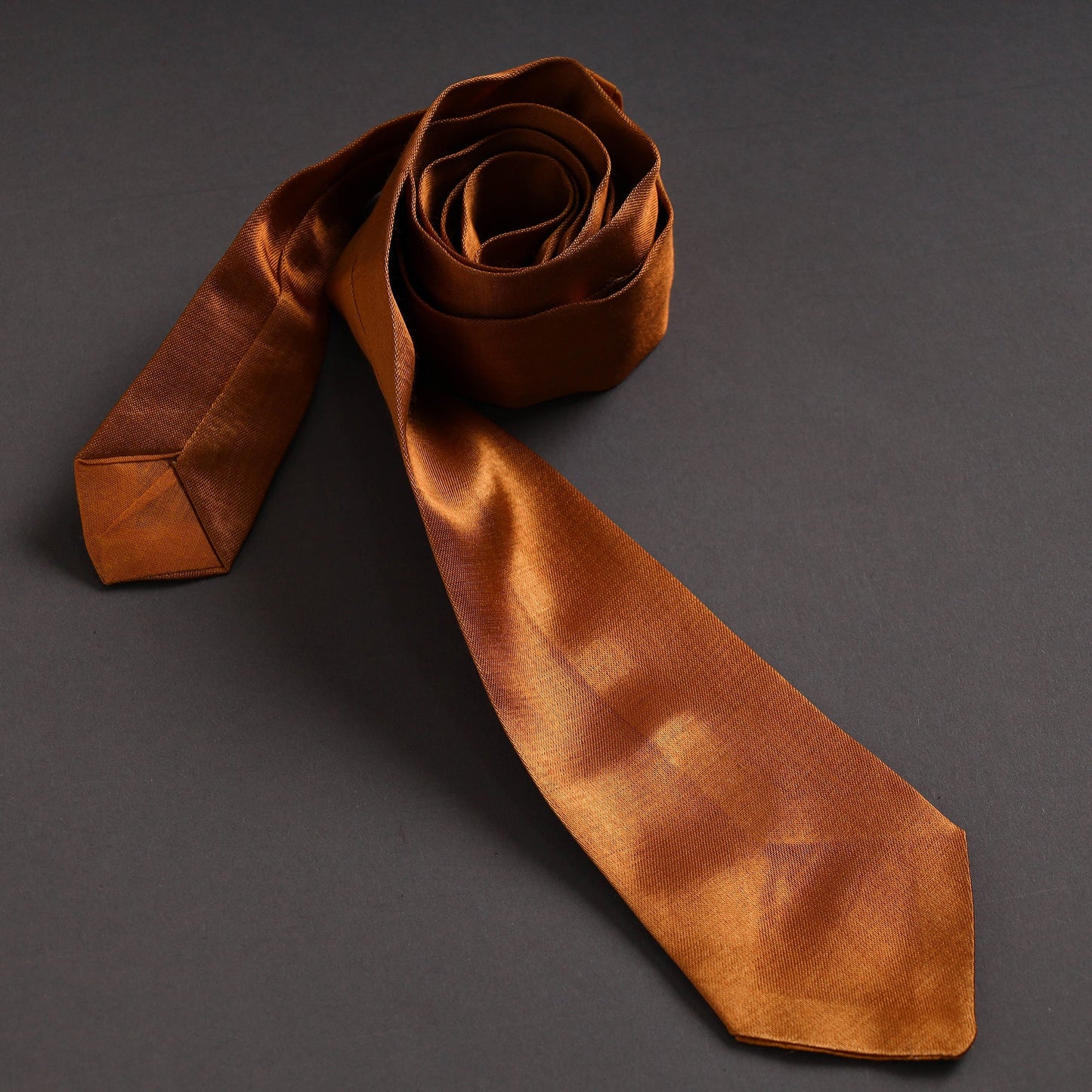  Plain Mashru Silk Handmade Necktie for Men 
