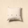 Plain thread buti cushion cover 68 - handcrafted