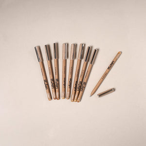 Plantable seed handmade paper pens (set of 10) 01