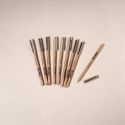 Plantable seed handmade paper pens (set of 10) 01