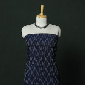 Pochampally ikat cotton 2pc unstitched dress material