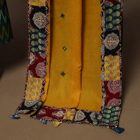 Pochampally ikat cotton 2pc unstitched dress material