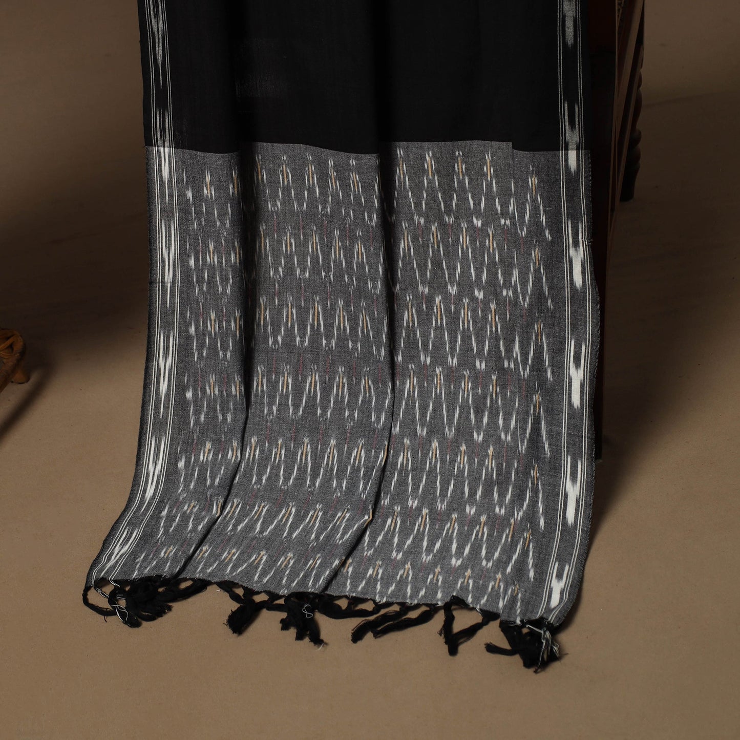 Pochampally ikat cotton 2pc unstitched dress material