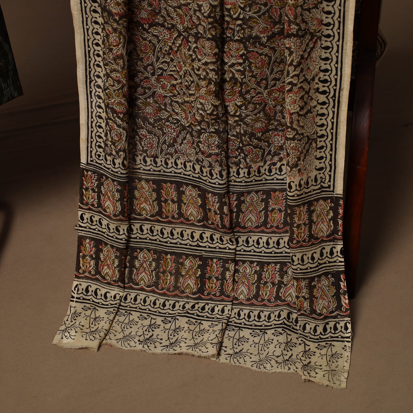 Pochampally ikat cotton 2pc unstitched dress material