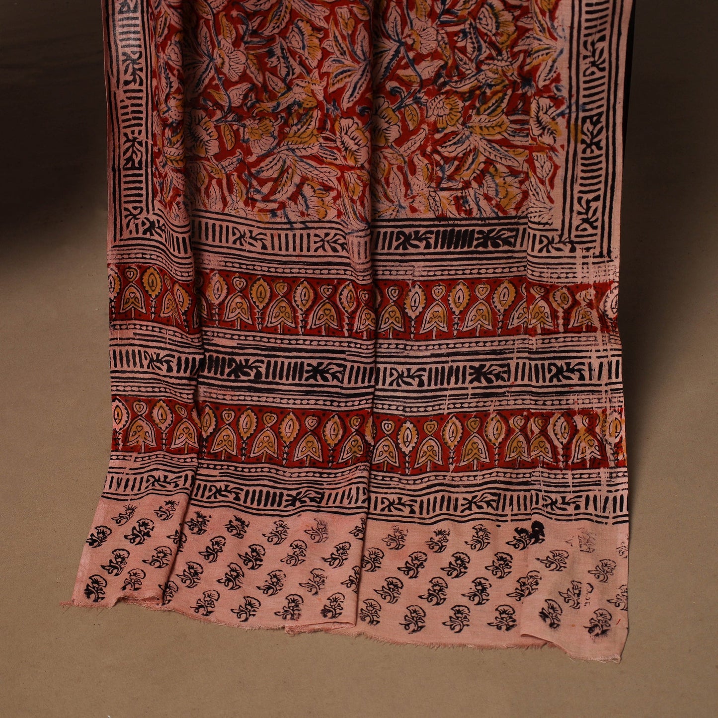 Pochampally ikat cotton 2pc unstitched dress material