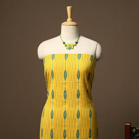 Pochampally ikat cotton 2pc unstitched dress material