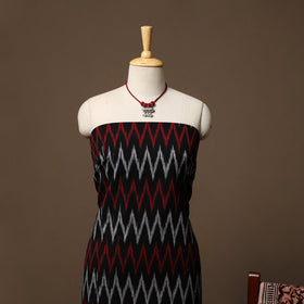 Pochampally ikat cotton 2pc unstitched dress material