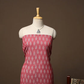 Pochampally ikat cotton 2pc unstitched dress material