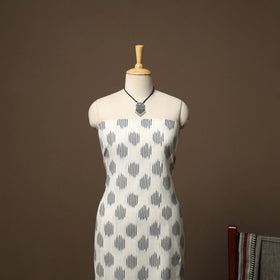 Pochampally ikat cotton 2pc unstitched dress material