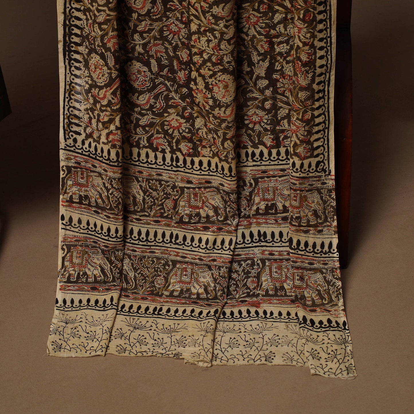 Pochampally ikat cotton 2pc unstitched dress material