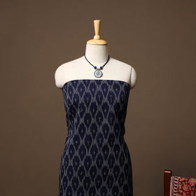 Pochampally ikat cotton 2pc unstitched dress material