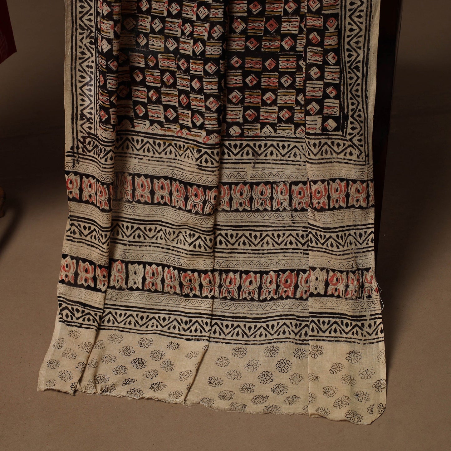 Pochampally ikat cotton 2pc unstitched dress material