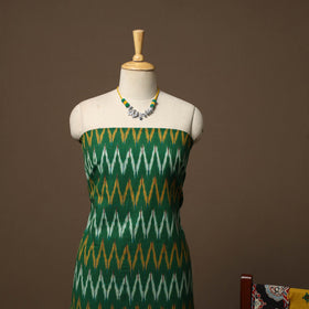 Pochampally ikat cotton 2pc unstitched dress material