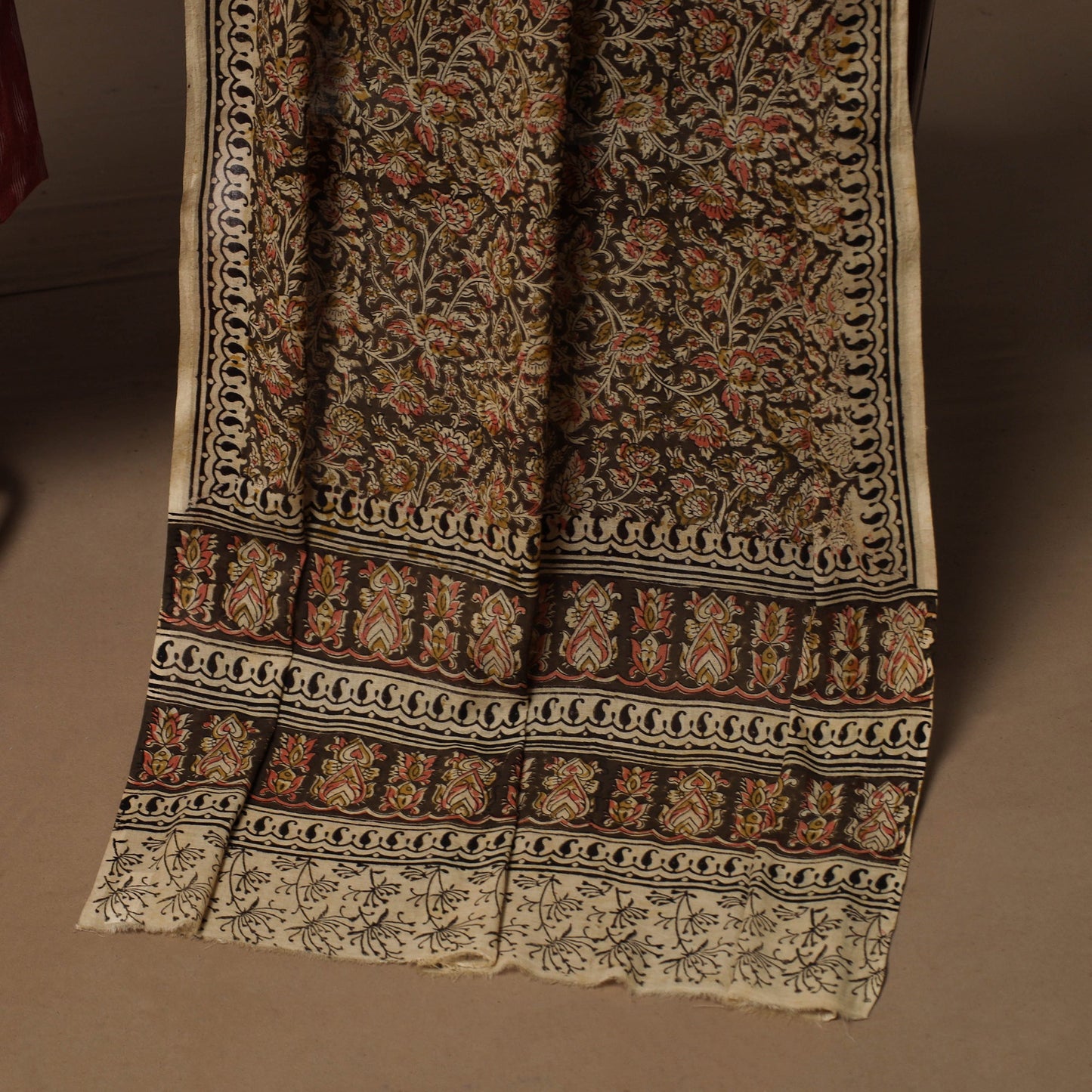 Pochampally ikat cotton 2pc unstitched dress material