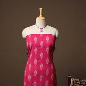 Pochampally ikat cotton 2pc unstitched dress material