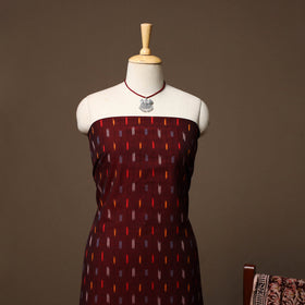 Pochampally ikat cotton 2pc unstitched dress material