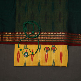 Pochampally ikat cotton 2pc unstitched dress material