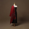 Pochampally ikat cotton 2pc unstitched dress material