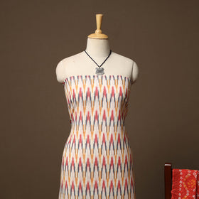 Pochampally ikat cotton 2pc unstitched dress material