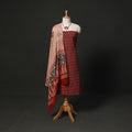Pochampally ikat cotton 2pc unstitched dress material kurta