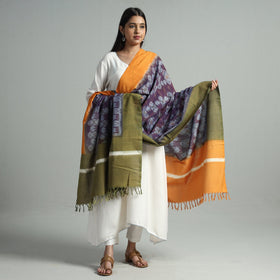  Pochampally Ikat Cotton Handloom Dupatta 67 Online 
