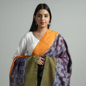  Pochampally Ikat Cotton Handloom Dupatta 67 Online 