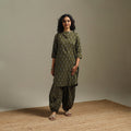 Pochampally ikat cotton night suit set 13 - handcrafted
