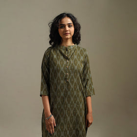 Pochampally ikat cotton night suit set 13 - handcrafted