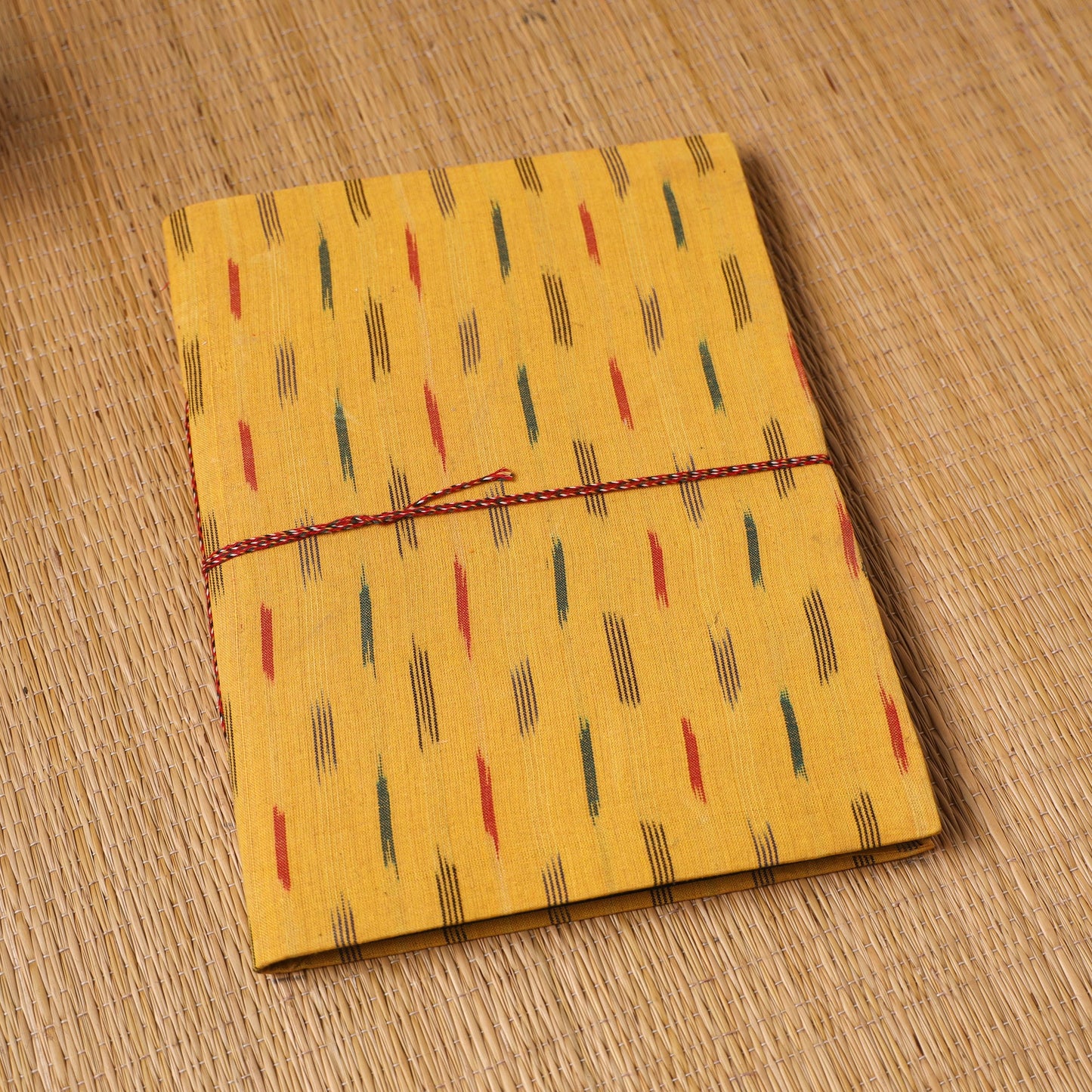 Pochampally ikat fabric cover handmade paper photo album