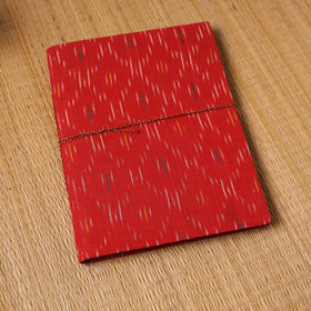 Pochampally ikat fabric cover handmade paper photo album