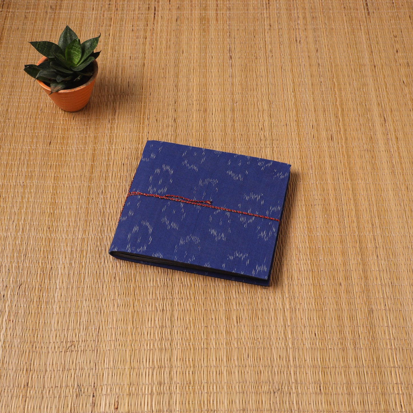 Pochampally ikat fabric cover handmade paper photo album (9