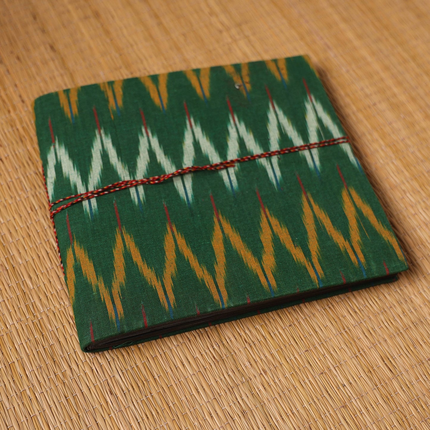 Pochampally ikat fabric cover handmade paper photo album (9