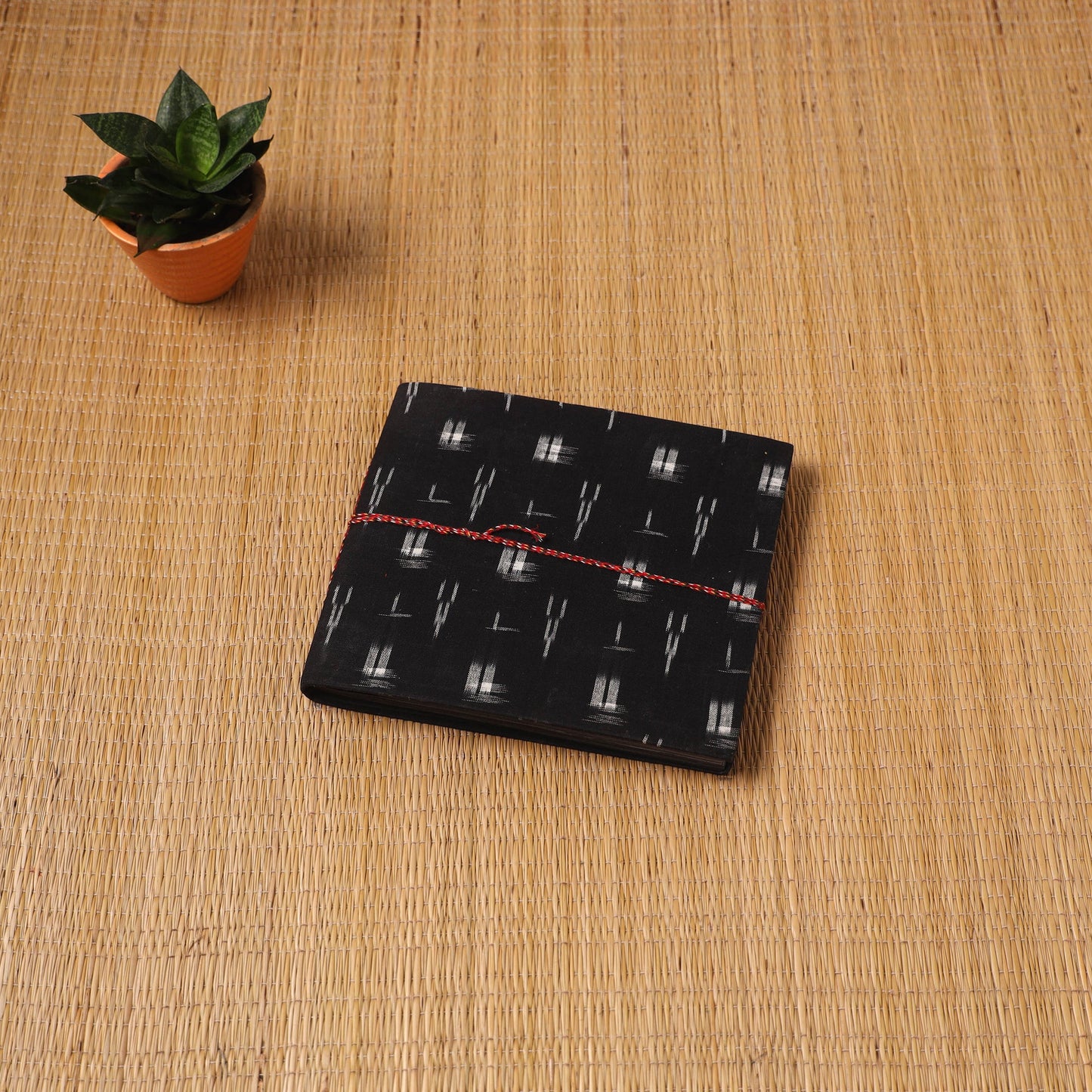 Pochampally ikat fabric cover handmade paper photo album (9