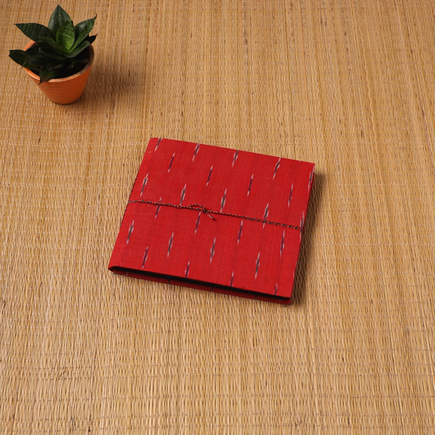 Pochampally ikat fabric cover handmade paper photo album (9