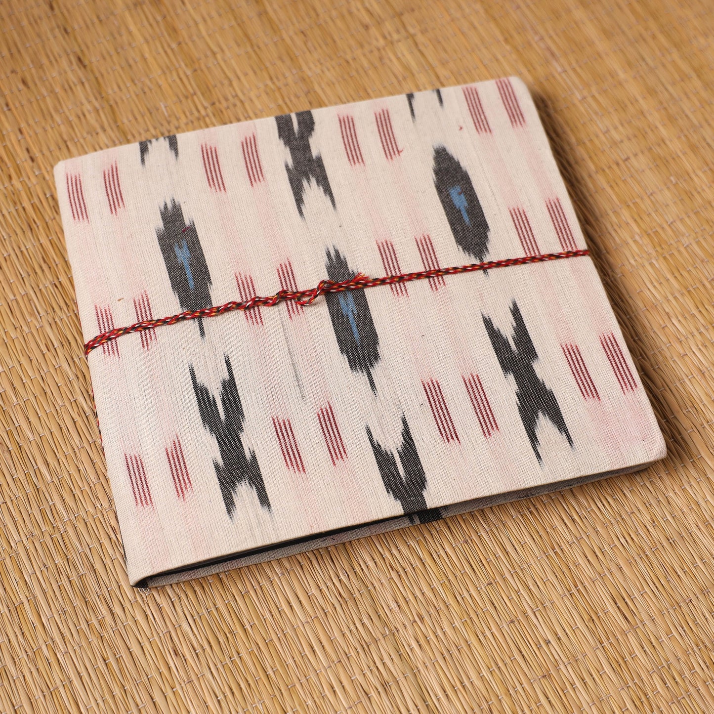 Pochampally ikat fabric cover handmade paper photo album (9