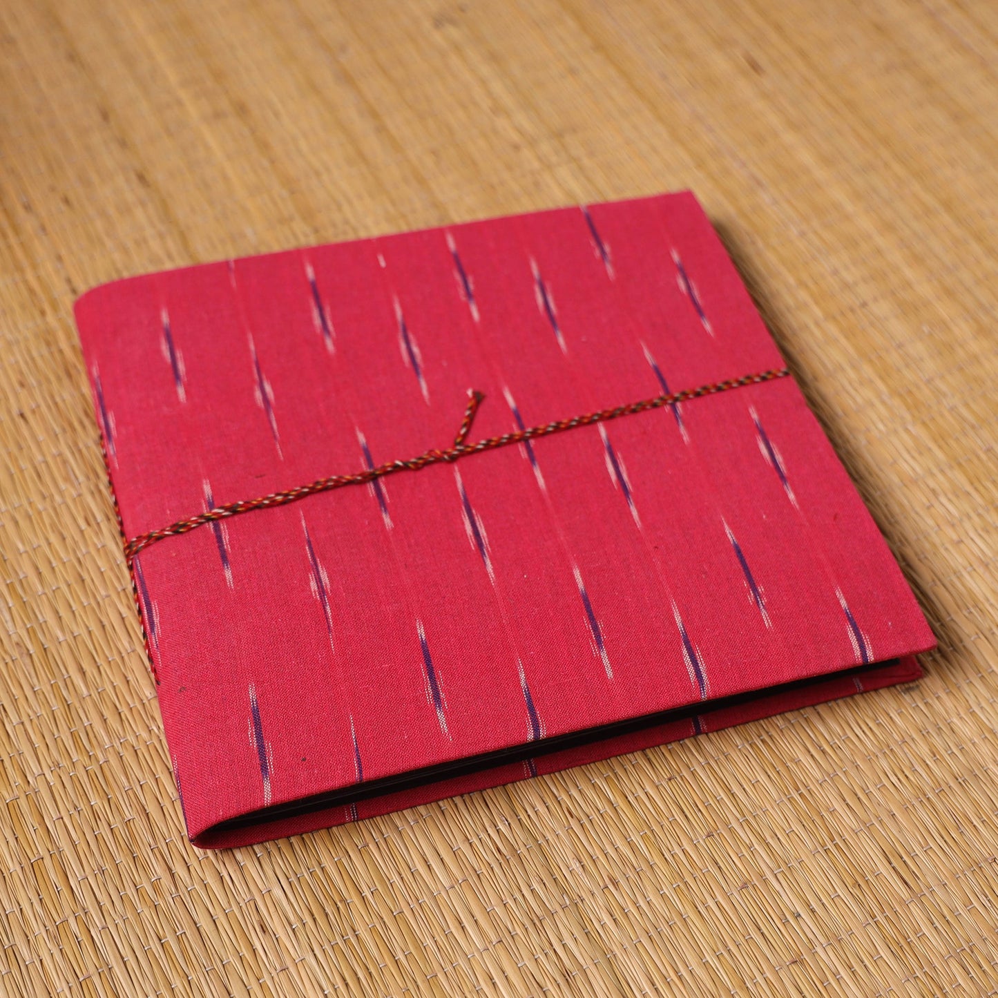 Pochampally ikat fabric cover handmade paper photo album (9